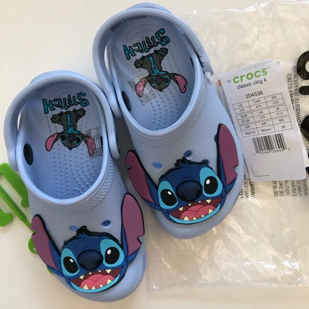 NWT Crocs Stitch Kids' Classic Clogs